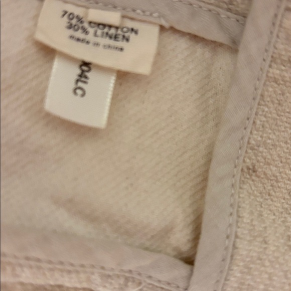 L'Agence | Oatmeal Cotton and Linen Blend Blazer sz 6 - Picture 5 of 8